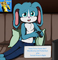 TFF 2017: MystBunny and Flutterbun in Fursuit Price is Right by MystBunny