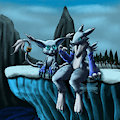 A moment on some glacier