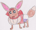 Amy as an Eevee