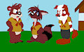 Scout Buddies With Kissyfur, Sammy And Rebel