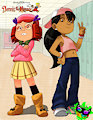 Dennis the Menace - Margaret and Gina by SilentSid1992