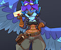 Your friendly postgryphon by Yvem