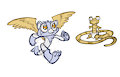 Muppet Babies Igrath and Scinter from Chat n Sketch 2