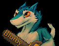 Blurby badge(giftart) by VJCoon