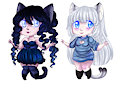 Adoptable Neko : Open ! by OwlNott