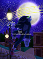 Howling at the Moon by YunieTrashmutt