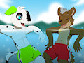 [Commission] Lake Swimming