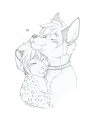[CM] Bust Sketch Kelix & Quinn