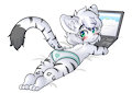 Me in bed by Darkinian