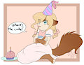 Birthday Pout by KittyPrint
