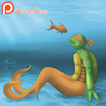 MerMikey and Feesh by KampieStarz