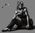 Sandy Sitting by KirinRahl