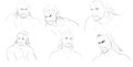 Geralt z Rivii doodles