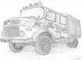 Mercedes 1113 fire engine