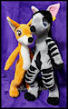 Shakir and Humyrah Plushies by hyenafur