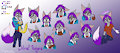 Commission: Miri's Expression Sheet
