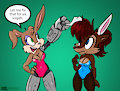 Sally & Bunnie Easter 2017
