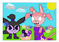Happy Easter from Magicabbit and Kurabunny