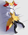 Commission: Braixen by QuiteSplendid