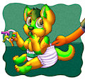 GlowSticks's diaper check by GlowSticksHusky