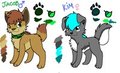 Quick Kim and Jacob Refs.  by xValentineWolf