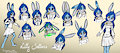 Lilly Sallaris Expression Sheet