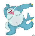 Goofy Puffy Whale Shark