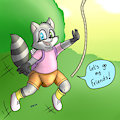 FoxWolfie the Explorer by Conejoblanco
