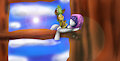 Batty and lil' Sacky just chilling~ :3