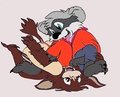 Fan art-Pinning Sachel Mitch by TravisCoon