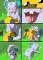 Nidoran Whiskers is hungry by Sparkythechu