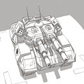 Doodle: GDI Mammoth Tank by ProjectShadowcat