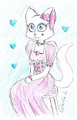 Portrait of a Kitty by cyborgdeer