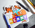 TFF badge: Kenny Kitsune