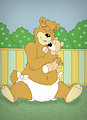 "Bear snuggle hugs...and a gift!"