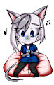Pixel Chibi Emyko by BlueChika