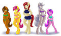 My mares by CobaltTheUnicorn