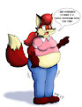 Demanding Fat Vixen by SethFox95