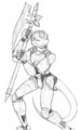 Warrior Liztail by Aloisyous