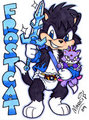 Frost the Kitten Badge by Marci McAdam