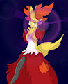Delphox by BattleTiger