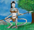 Tribal Huntress by dresil