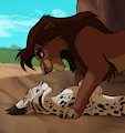 Zaire & Kovu - by Anniehyena