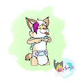 [Commission] Diaper show off