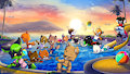 Pooltime!!! by Tavi Munk by KibaSWolf