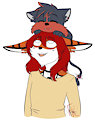 Kitty on head