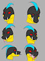 Furry Emotion Practice and New Oc Teaser by Mortomis