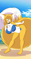 Fluffy Tail Beach! by MasterGodai