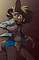 Dog In Nighttime Underwear! by Harmarist