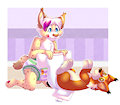[Commission] A Plush Diaper Change